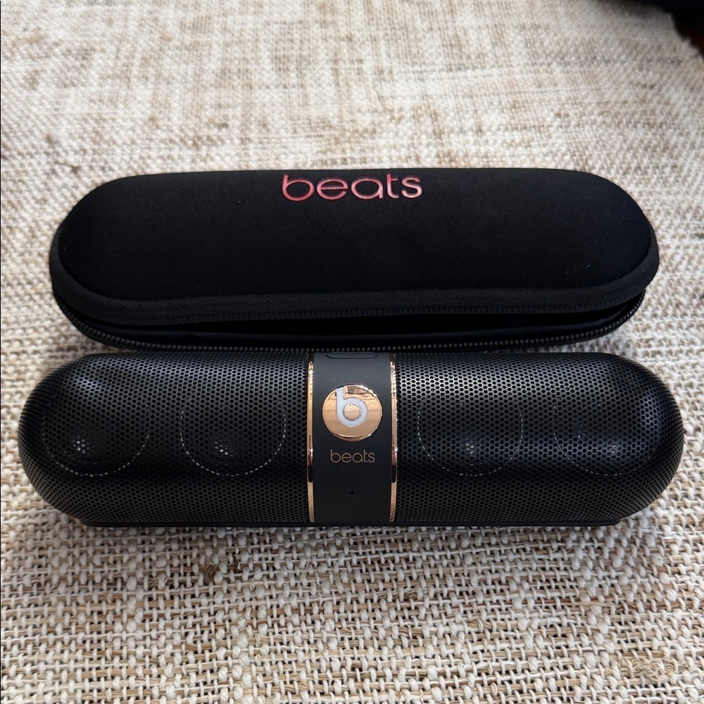 Beats by Dre Black Speaker with Gold Accents